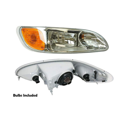 KarParts360 For Peterbilt 386 Headlight Assembly 2006-2014 Pair Driver and Passenger Side For PB2502100 | 16-09190L