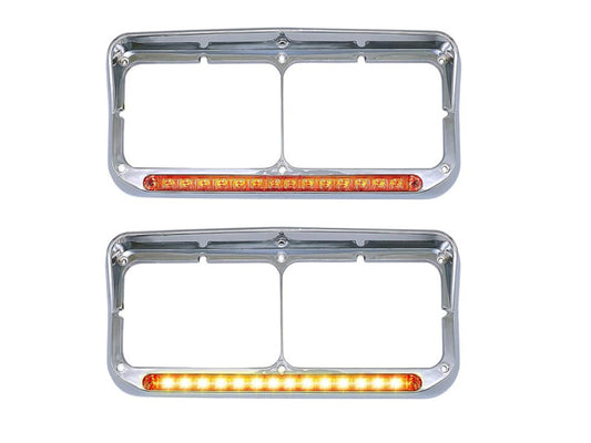 KENWORTH T660 TURN LIGHT YELLOW COVER YELLOW, SET OF 2