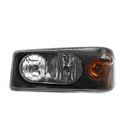 Headlights Assembly Fit for Mack Granite GU713 Lamp with Halogen Bulbs and Warm White,Both Sides Compatible with Select Mack ModelLeft Driver Side