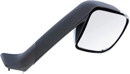 US Warehouse Local Stock Heated Pair Set Chrome Hood Mirror Fit for Freightliner New Cascadia 2018+ LH Side