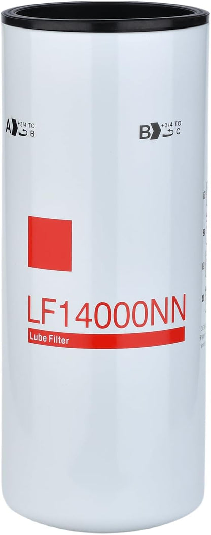 LF14000NN Oil/Lube Filter fits for Cummins ISX ISM QSX QSM QST X15 M11 Diesel Engines compatible with LF9080 LF9001 LF14000NN P559000 4367100 BD7154 57746XD