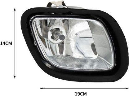 LEAVAN Front Fog Light Lamp Assembly Fit for Freightliner Cascadia 2008-2016 Driving Side&Passanger Side