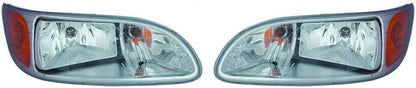 KarParts360 For Peterbilt 386 Headlight Assembly 2006-2014 Pair Driver and Passenger Side For PB2502100 | 16-09190L