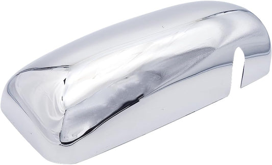 Aostirmotor A Pair Chrome Door Mirror Covers Fit for Kenworth T660 T370 T440 T470 T800 T600 Right and Left Side Mirror Covers Driver and Passenger Side (Chrome)