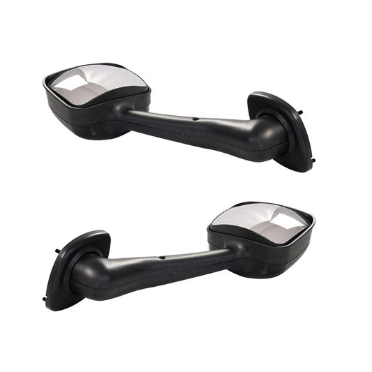 Aostirmotor 2PCS Hood Mirror Fit for Freightliner Cascadia 2008-2016, Pair Hood Mirrors Kit Trucks Driver Right  (Black)