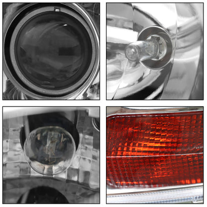 A Pair Halogen Headlights Fit for 2022+ Peterbilt 579 (Driver + Passenger Side)