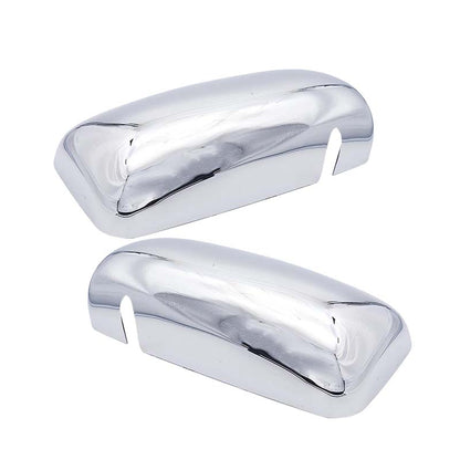 Aostirmotor A Pair Chrome Door Mirror Covers Fit for Kenworth T660 T370 T440 T470 T800 T600 Right and Left Side Mirror Covers Driver and Passenger Side (Chrome)