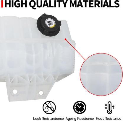 Coolant Overflow Reservoir Bottle Tank Compatible with 2013-2020 Kenworth T680 T880, 2013-2020 Peterbilt 579, Replacement for DR104002 CP237001