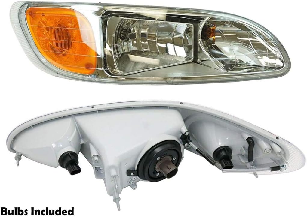KarParts360 For Peterbilt 386 Headlight Assembly 2006-2014 Pair Driver and Passenger Side For PB2502100 | 16-09190L