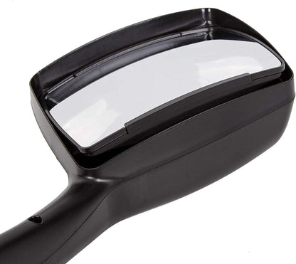 Left +Right Side Chrome Hood Mirrors for Kenworth T680 10+ Peterbilt 579 587 W/Mounting Kit