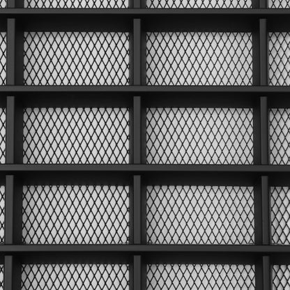 Front Chrome Grill Fit for 2004-2017 Volvo VNL Semi Trucks with Bug Screen and Stripe (TR003)