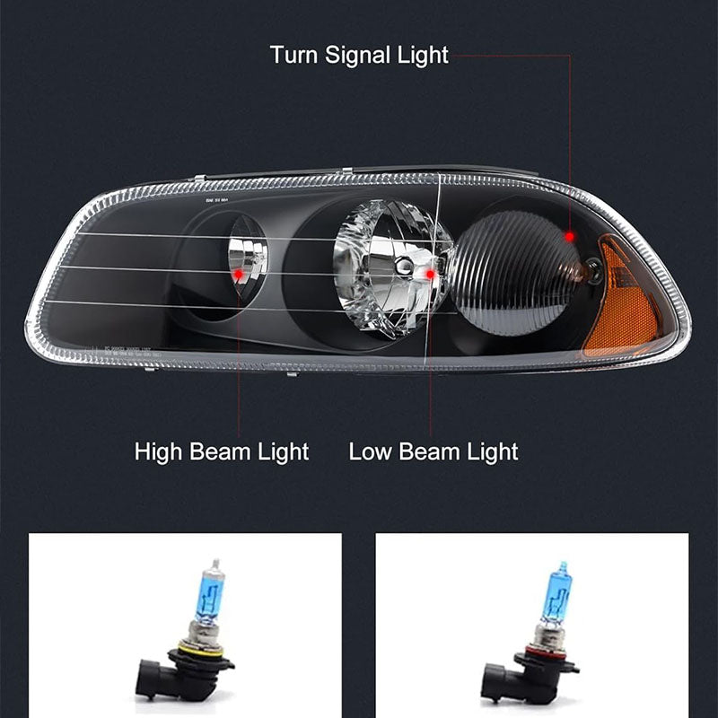 Mack Vision Granite Pinnacle headlights, a pair