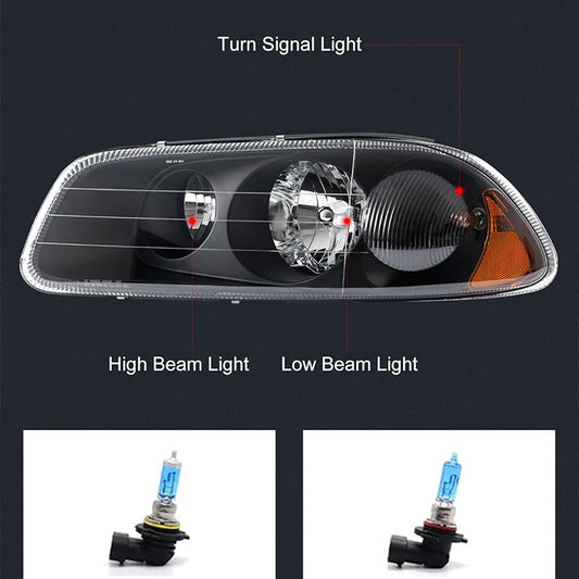 Mack Vision Granite Pinnacle headlights, a pair
