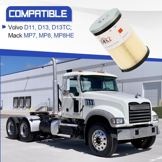 FS20313 Fuel Filter for Volvo D11 D13 D13TC, Water Separator for Mack MP7 MP8 MP8 Replace# 24009059 24009058