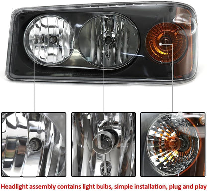 For mack gu713 headlight pair