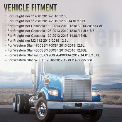 PratRaken 6 X Fuel Filter A4700903151 PF9908 For Detroit Diesel DD13 DD16 DD15 Freightliner Sterling Western Star A4720900451, A4720900551, A4720900651
