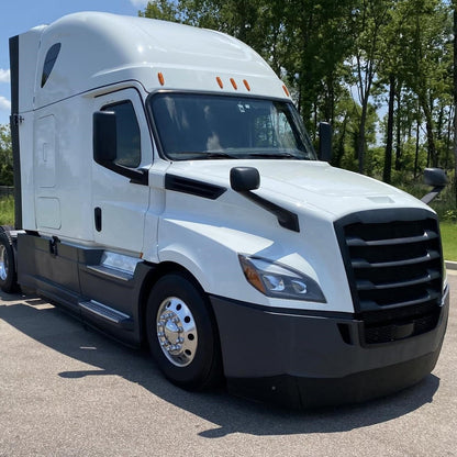 Aostirmotor Pair Black Hood Mirrors Fit for New Freightliner Cascadia 2018-2022 (left)