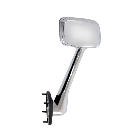 Hood Mirror for Freightliner Cascadia, Complete Chrome Hood Mirror Assembly SEPEY for FREIGHTLINER CASCADIA 2008-2017, a Pair（Left )