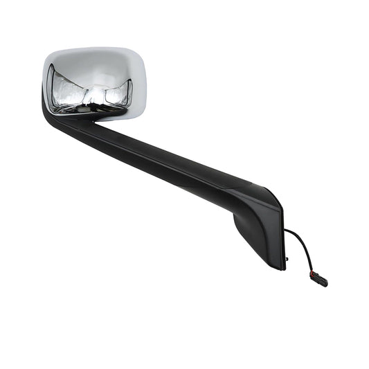 US Warehouse Local Stock Heated Pair Set Chrome Hood Mirror Fit for Freightliner New Cascadia 2018+ RH Side